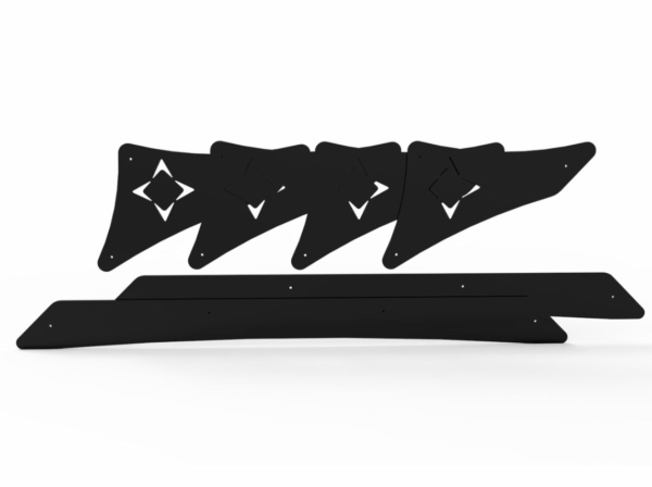 cross-reformer-arktus-acrilico-preto Kit de Acrílico para Cross Pilates Reformer – Arktus